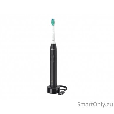 Philips Sonicare Electric Toothbrush HX3671/14 Rechargeable, For adults, Number of brush heads included 1, Number of teeth brushing modes 1, Sonic technology, Black 2