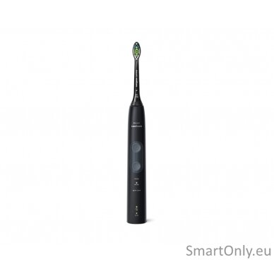 Philips Sonicare ProtectiveClean 5100 Electric toothbrush HX6850/47 Rechargeable, For adults, Number of brush heads included 2, Black, Number of teeth brushing modes 3, Sonic technology 1