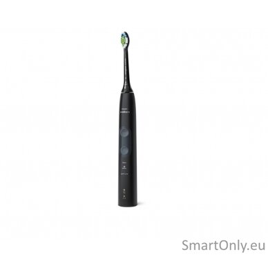 Philips Sonicare ProtectiveClean 5100 Electric toothbrush HX6850/47 Rechargeable, For adults, Number of brush heads included 2, Black, Number of teeth brushing modes 3, Sonic technology 2