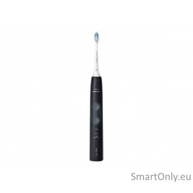 Philips Sonicare ProtectiveClean 5100 Electric toothbrush HX6850/47 Rechargeable, For adults, Number of brush heads included 2, Black, Number of teeth brushing modes 3, Sonic technology 5