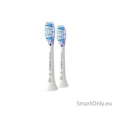 Philips Standard Sonic Toothbrush Heads HX9052/17 Sonicare G3 Premium Gum Care Heads, For adults and children, Number of brush heads included 2, Sonic technology, White 4