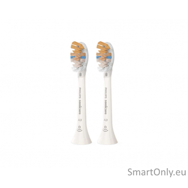 Philips Standard Sonic Toothbrush heads HX9092/10 A3 Premium All-in-One For adults, Number of brush heads included 2, White