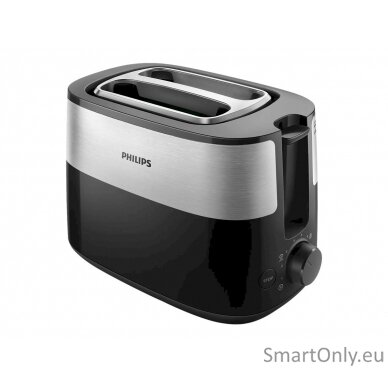 Philips Toaster HD2516/90 Daily Collection Power 830 W Number of slots 2 Housing material Plastic Black 4