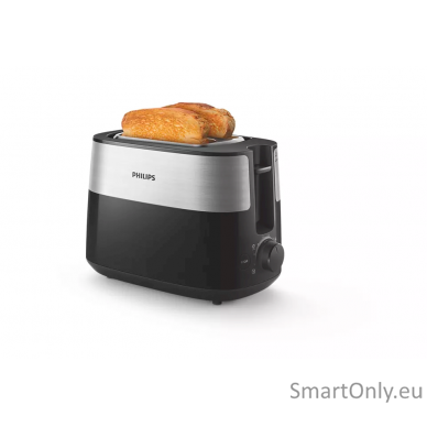 Philips Toaster HD2516/90 Daily Collection Power 830 W Number of slots 2 Housing material Plastic Black