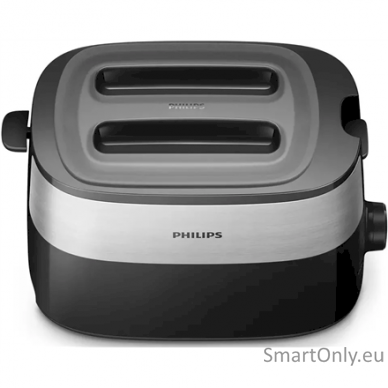 Philips Toaster HD2517/90 Daily Collection Power 830 W Number of slots 2 Housing material Plastic Black/Stainless Steel 2