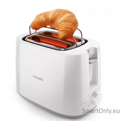 Philips Toaster HD2581/00 Daily Collection Power  760-900 W Number of slots 2 Housing material Plastic White 2