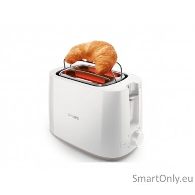 Philips Toaster HD2581/00 Daily Collection Power  760-900 W Number of slots 2 Housing material Plastic White 8