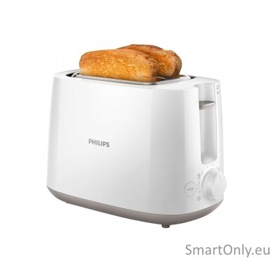 Philips Toaster HD2581/00 Daily Collection Power  760-900 W Number of slots 2 Housing material Plastic White 4