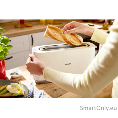 Philips Toaster HD2590/00 Daily Collection Power 870-1030 W Number of slots 2 Housing material Plastic White 4