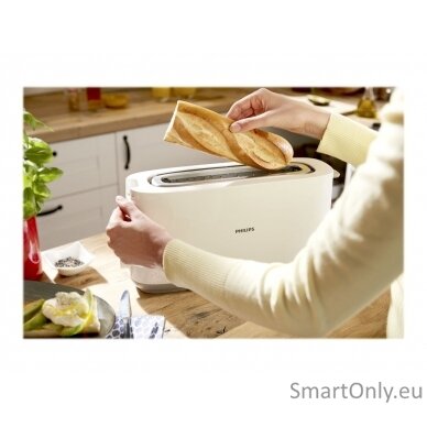 Philips Toaster HD2590/00 Daily Collection Power 870-1030 W Number of slots 2 Housing material Plastic White 10