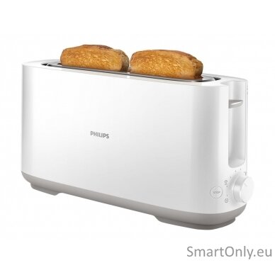 Philips Toaster HD2590/00 Daily Collection Power 870-1030 W Number of slots 2 Housing material Plastic White 5