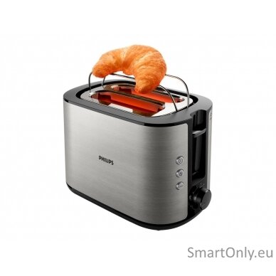 Philips Toaster HD2650/90 Viva Collection Power 950 W Number of slots 2 Housing material  Metal Stainless Steel 5