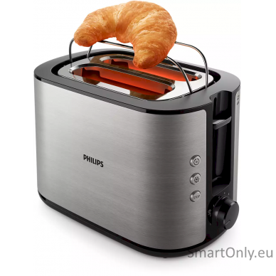 Philips Toaster HD2650/90 Viva Collection Power 950 W Number of slots 2 Housing material  Metal Stainless Steel 2