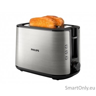 Philips Toaster HD2650/90 Viva Collection Power 950 W Number of slots 2 Housing material  Metal Stainless Steel 3