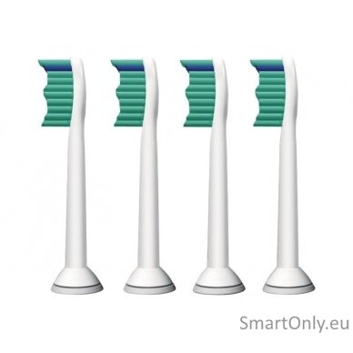 Philips Toothbrush Heads HX6014/07 Standard Sonic Heads For adults and children Number of brush heads included 4 Sonic technology  White 3