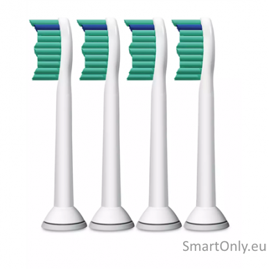 Philips Toothbrush Heads HX6014/07 Standard Sonic Heads For adults and children Number of brush heads included 4 Sonic technology  White 1