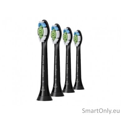 Philips Toothbrush replacement HX6064/11 Heads, For adults, Number of brush heads included 4, Black 3