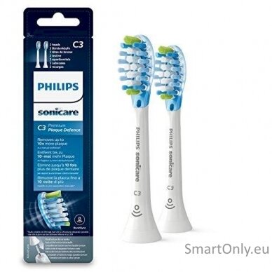 Philips Toothbrush replacement HX9042/17 Heads, For adults, Number of brush heads included 2, White 1