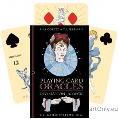 Playing Cards Oracle Divination kortos US Games Systems 4