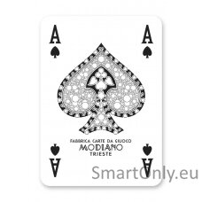 Poker Club (raudonos) Modiano