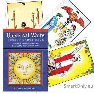 Pocket Universal Waite Taro kortos US Games Systems