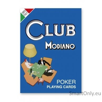 Poker Club (mėlynos) Modiano 1