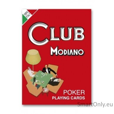 Poker Club (raudonos) Modiano 2