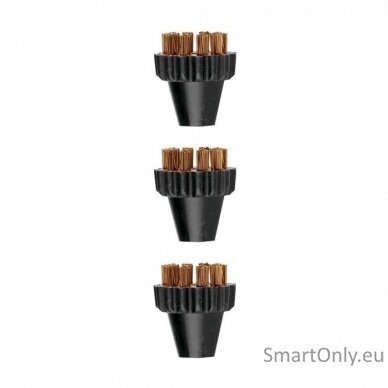 Polti 3 Small Brass Bristles Brushes Kit PAEU0297 Vaporetto Lecoaspira Unico Suitable for Polti Vaporetto models: Pro, Classic, Forever Exclusive, Evolution, Edition and Vaporetto 2085 series.