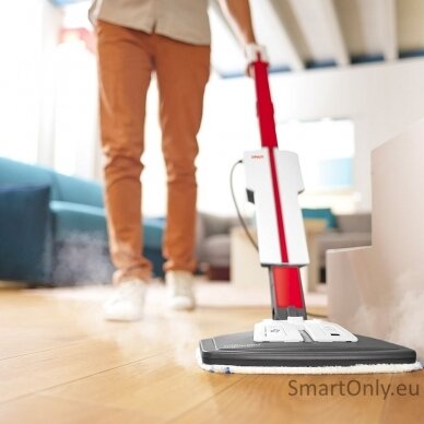 Polti Steam mop with integrated portable cleaner PTEU0306 Vaporetto SV650 Style 2-in-1 Power 1500 W, Water tank capacity 0.5 L, Red/White 3