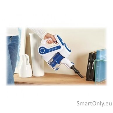 Polti Vacuum Cleaner PBEU0116 Forzaspira Slim SR90B 2-in-1 Cordless electric vacuum, Water tank capacity 0.5 L, 22.2 V, White/Blue, Operating time (max) 40 min 10