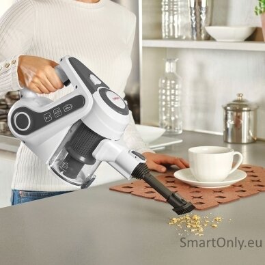 Polti Vacuum Cleaner PBEU0117 Forzaspira Slim SR90G Cordless operating, 2-in-1 Electric vacuum, 22.2 V, Operating time (max) 40 min, White/Grey 2