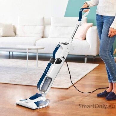 Polti Vacuum steam mop with portable steam cleaner PTEU0299 Vaporetto 3 Clean_Blue Power 1800 W, Water tank capacity 0.5 L, White/Blue 4