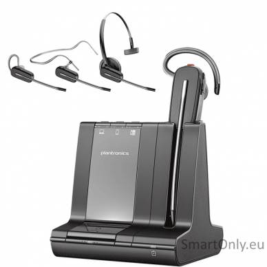 Poly | Headset | Savi 8240 Office, S8240 | Wireless | Built-in microphone | Bluetooth, USB Type-A | Black