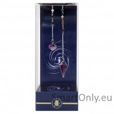 Premium Amethyst Chakra Pendulum Švytuoklė Lo Scarabeo