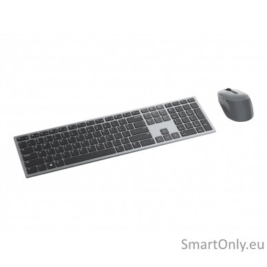 Premier Multi-Device Keyboard and Mouse | KM7321W | Wireless | Ukrainian | Titanium Gray | 2.4 GHz, Bluetooth 5.0 2