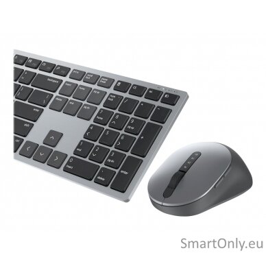 Premier Multi-Device Keyboard and Mouse | KM7321W | Wireless | Ukrainian | Titanium Gray | 2.4 GHz, Bluetooth 5.0 5