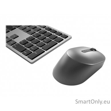 Premier Multi-Device Keyboard and Mouse | KM7321W | Wireless | Ukrainian | Titanium Gray | 2.4 GHz, Bluetooth 5.0 6