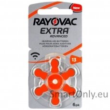 Rayovac Extra Advanced 13 baterijos klausos aparatams 60 vnt.