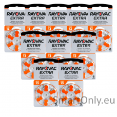 Rayovac Extra Advanced 13 baterijos klausos aparatams 60 vnt.