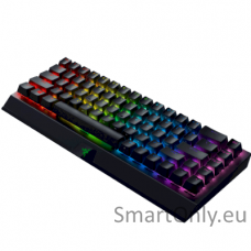 Razer BlackWidow V3 Mini HyperSpeed Mechanical Gaming Keyboard Green Switch; Key feel: Linear and Silent; 16.8 million color options; Hybrid On-Board Memory and Cloud Storage – up to 5 profiles; Keycaps: Doubleshot ABS; 80 million keystroke lifespan; N-ke