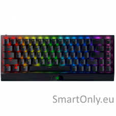 Razer BlackWidow V3 Mini HyperSpeed Mechanical Gaming Keyboard Green Switch; Key feel: Linear and Silent; 16.8 million color options; Hybrid On-Board Memory and Cloud Storage – up to 5 profiles; Keycaps: Doubleshot ABS; 80 million keystroke lifespan; N-ke