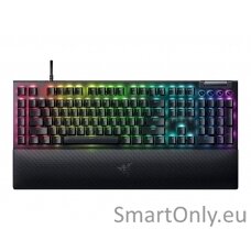 Razer BlackWidow V4 Mechanical Gaming Keyboard, Green Switch, Nordic Layout, Wired, Black Razer