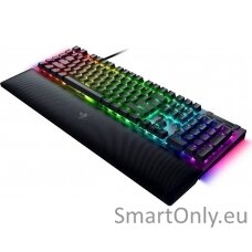 Razer BlackWidow V4 Razer Synapse enabled; 5052 Aluminum Alloy Top Case; 6 dedicated macros keys; 2-side underglow; Up to 8,000Hz polling rate RGB LED light US Wired Black Mechanical Gaming keyboard Yellow Switches