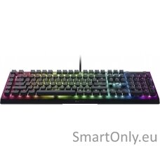 Razer BlackWidow V4 X Mechanical Gaming Keyboard, Green Switch, Russian Layout, Wired, Black Razer