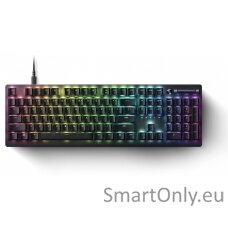 Razer Gaming Keyboard Deathstalker V2 Pro Gaming Keyboard Detachable braided fiber Type-C cable; 70 million keystroke lifespan RGB LED light US Wired Black Low-Profile Optical Switches (Clicky)