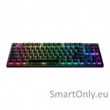 Razer Gaming Keyboard Deathstalker V2 Pro Tenkeyless Gaming Keyboard Ultra-Long 50-hour Battery Life; Detachable braided fiber Type-C cable RGB LED light US Wireless Black Bluetooth Wireless connection Optical Switches (Linear)