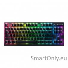 Razer Gaming Keyboard Deathstalker V2 Pro Tenkeyless Gaming Keyboard Ultra-Long 50-hour Battery Life; Detachable braided fiber Type-C cable RGB LED light US Wireless Black Bluetooth Wireless connection Optical Switches (Linear)