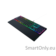 Razer Gaming Keyboard Ornata V3 Gaming keyboard Durable spill-resistant design; Cable routing options; Razer Synapse enabled; Fully programmable keys with on-the-fly macro recording; 6-key roll over; Gaming mode option; Braided fiber cable; 1000 Hz Ultrap