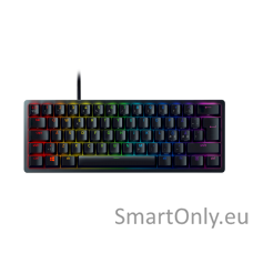 Razer Optical Gaming Keyboard Huntsman Mini 60% Gaming keyboard RGB LED light NORD Wired USB-C Black Analog Switch