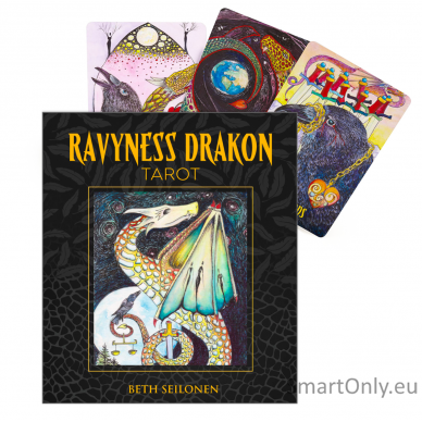 Ravyness Drakon Tarot kortos Schiffer Publishing